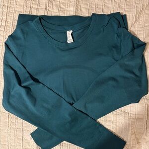 Lululemon Deep Teal Long Sleeve Top